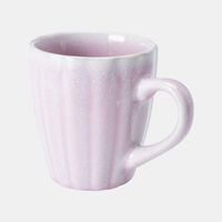 Stoneware Ribbed Mug