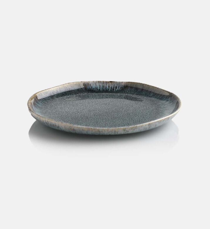 Home Deco and More Ceramic Trimmed Dessert Plate, Packshot View