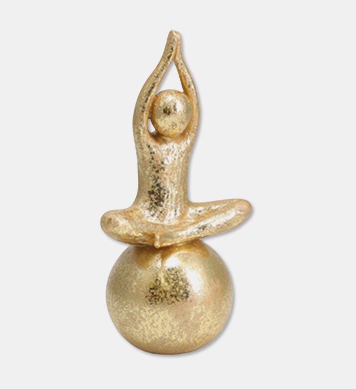 Home Deco and More Abstract Metallic Decorative Statue, Packshot View