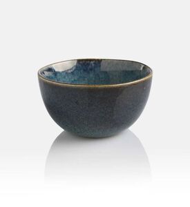Home Deco and More Ceramic Trimmed Edge Round Bowl, Packshot View