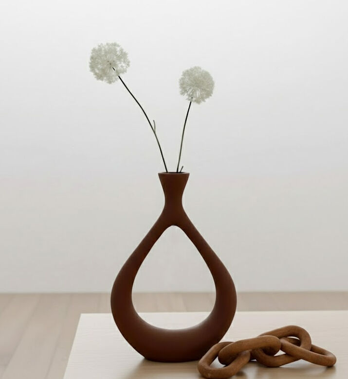 Home Deco and More Matt Decorative Chain, Brown, Packshot View