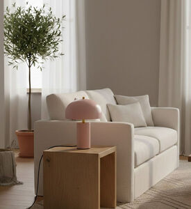 Cozy Lulu Metal Brushed Table Lamp, Light-pink, Packshot View