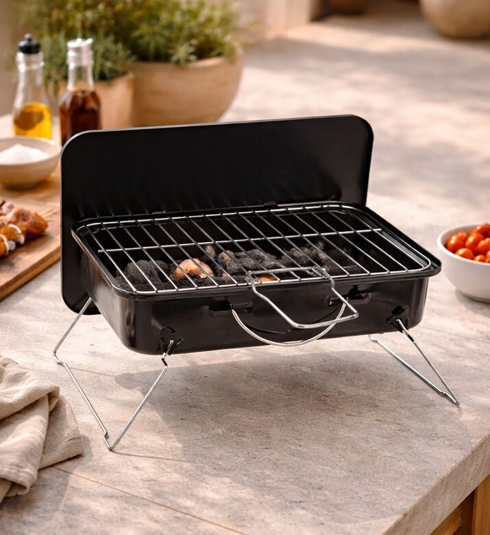 Home Deco and More Bbq Powder-coated Rectangular Box, Packshot View