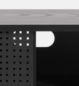 Home Deco and More Angy Tv Unit, Black, Packshot View