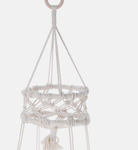 Home and Styling Cotton 3-layers Plant Holder, Packshot View