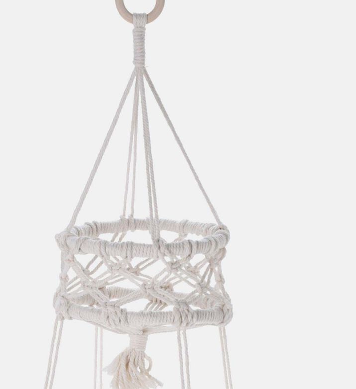 Home and Styling Cotton 3-layers Plant Holder, Packshot View