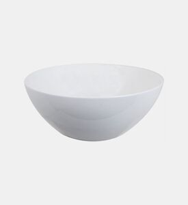 Home Deco and More Snow Porcelain Salad Bowl, Packshot View