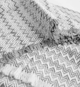 Julia Herringbone Cotton Throw