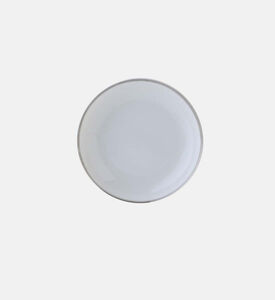Absolu Maison Porcelain Silver-lining Soup Plate, Packshot View