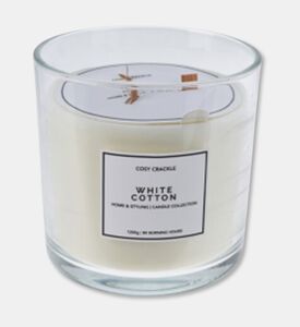Home Deco and More Wooden Wick Scented Candle, Packshot View