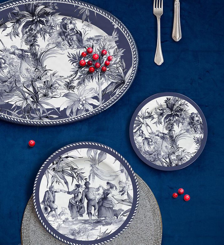 Versailles Porcelain Cake Plate