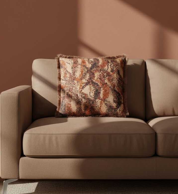 Home Deco and More Petunia Square-shape Cushion, Packshot View