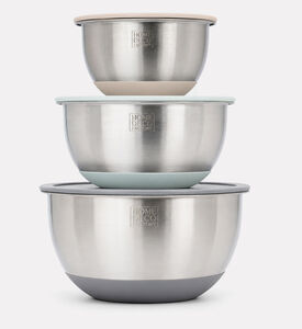 Home Deco and More Silicone Base 6-piece Mixing Bowls Set, Packshot View
