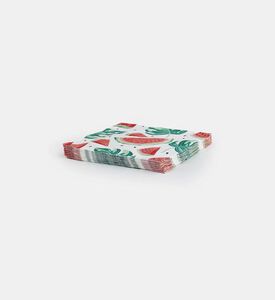 Excellent Houseware Watermelon 16-piece Napkins Set, Packshot View