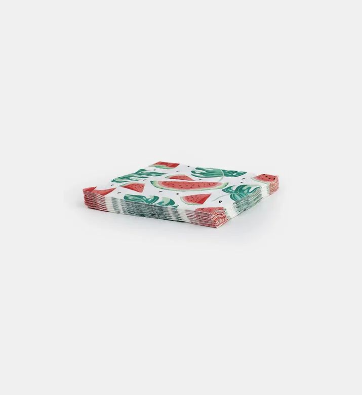 Excellent Houseware Watermelon 16-piece Napkins Set, Packshot View