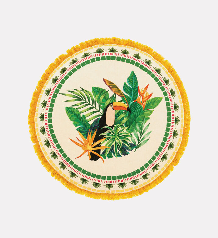 Home Deco and More Pineapple Round Cushion, Packshot View