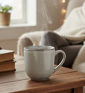 Home Deco and More Ceramic Rustic Washed Mug, Packshot View
