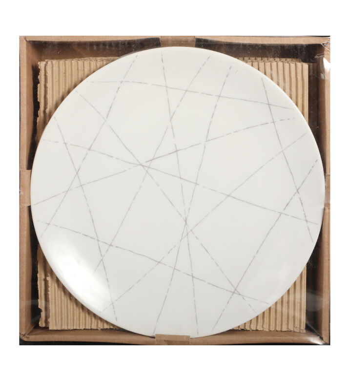 Graphic Dinner Plate 6-piece Set - 27 Cm