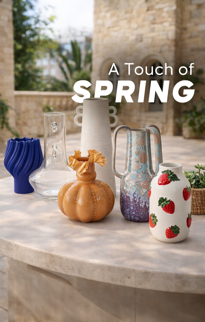 spring vases campaign