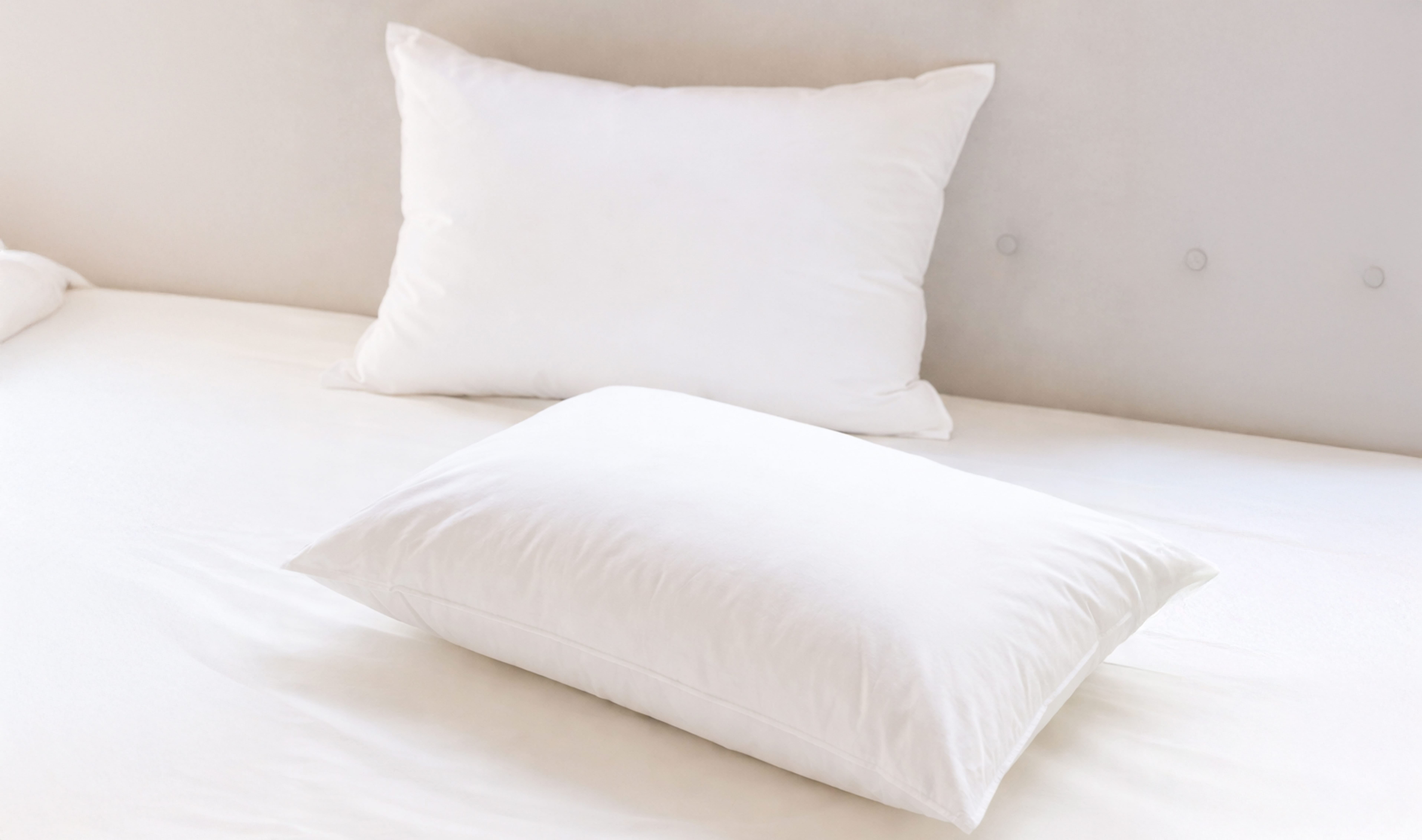 Plush sleeping pillows